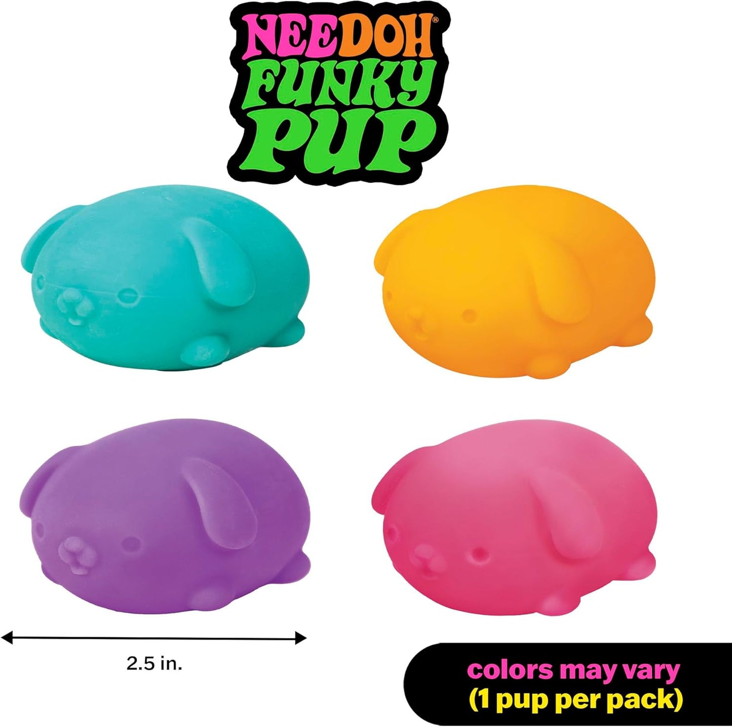 NeeDoh Funky Pups – One Dog Per Pack