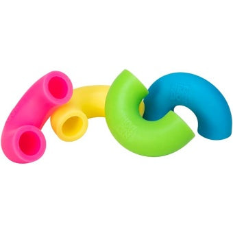 NeeDoh Mac ‘N’- Squeeze – 4 Squishy Noodles – Assorted