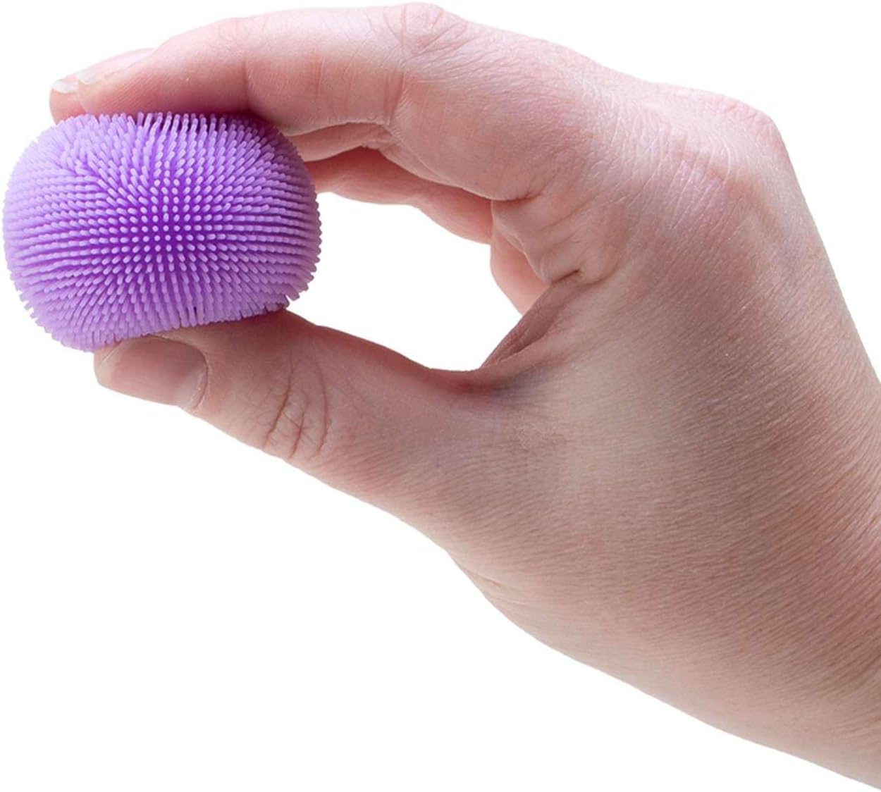 Schylling Teenie NeeDoh 3-Pack Mini Sensory Fuzz Balls with Velvet Texture and Soft Squish, Ages 3 and Up