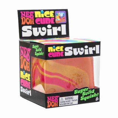 Swirl Nice Cube, Satisfying Square Shaped Sensory Toy, Colors May Vary