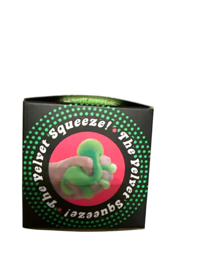 velvet fuzz ball, 1 RANDOM COLOR CHOSEN, STRESS BALL RELIEVE, SENSORY