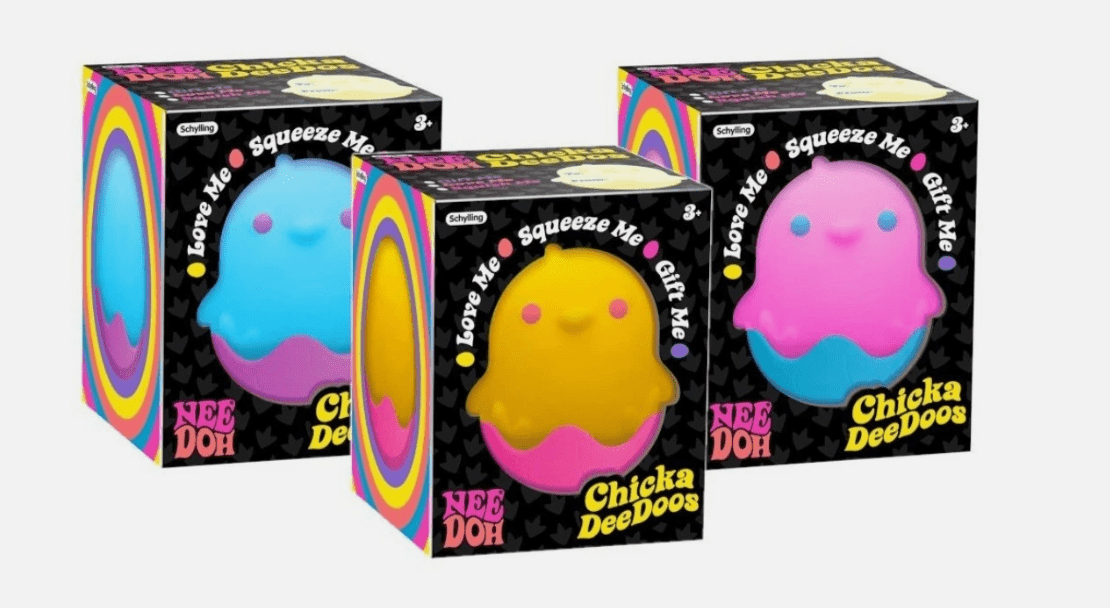 Chickadeedoos Chick Stress Ball (1 RANDOM Figure)