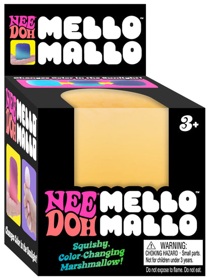 Mello Mallo YELLOW Stress Ball (Squishy Color Changing Marshmallow!)