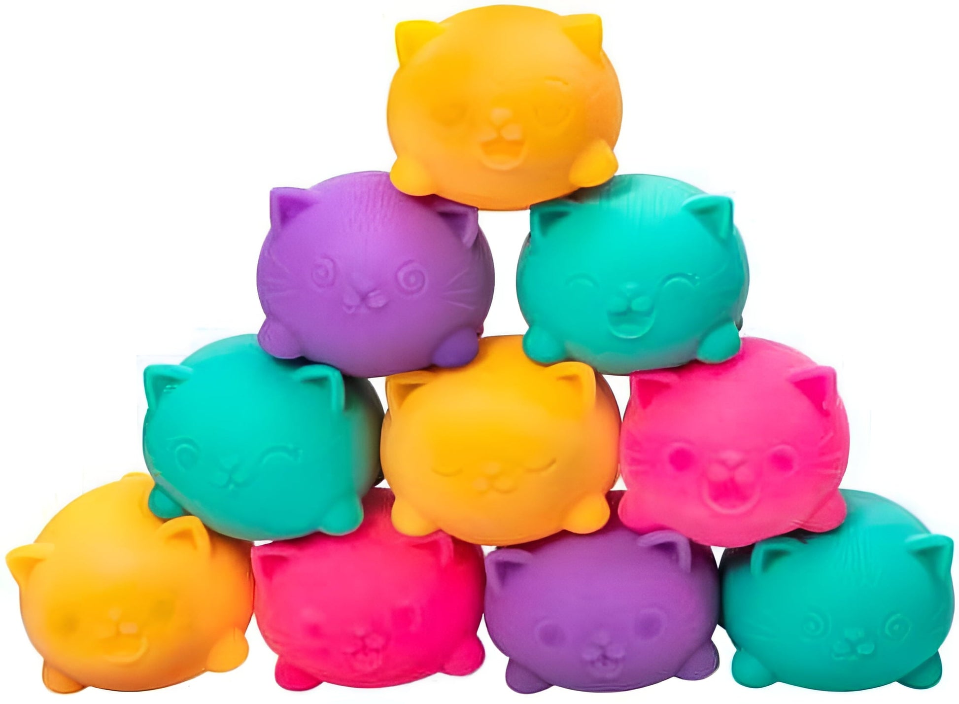 Teenie Cool Cats Stress Ball 3-Pack (3 RANDOM Colors!)