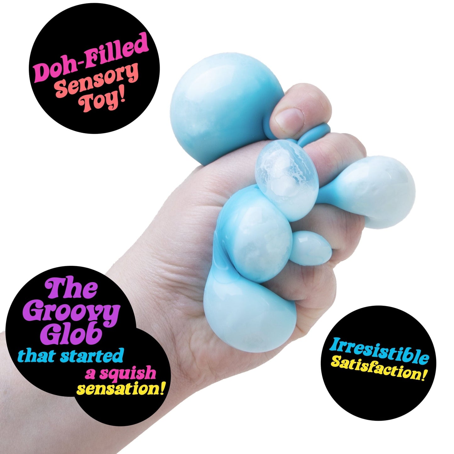 Groovy Glob Squeeze Novelty Toy, Colors Vary, Children Ages 3+