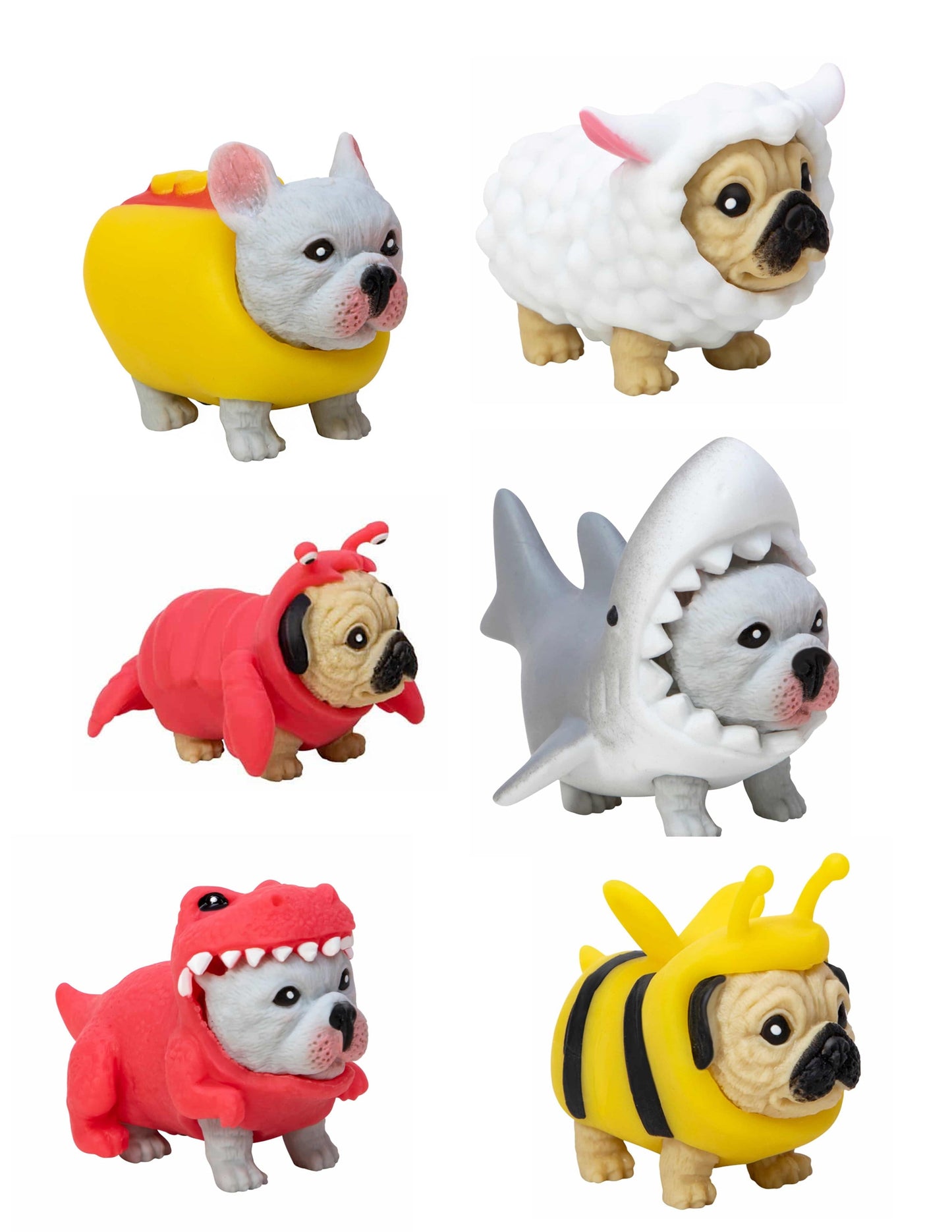 Novelty & Gag Toys - Child-Friendly Multicolor Party Puppies" (One per Orden) Ages 3+