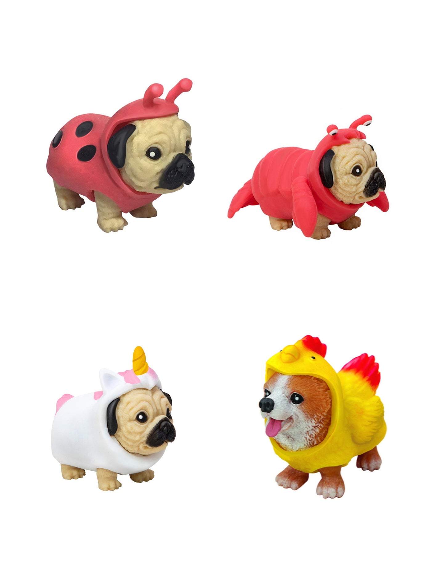 Novelty & Gag Toys - Child-Friendly Multicolor Party Puppies" (One per Orden) Ages 3+