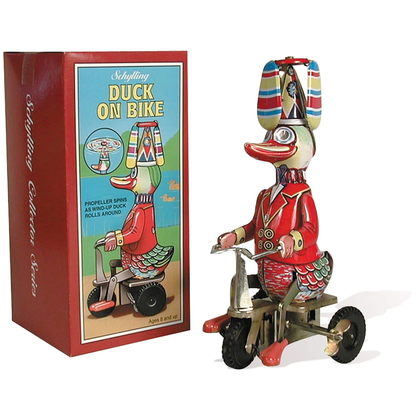 Wind-up Duck On Bike
